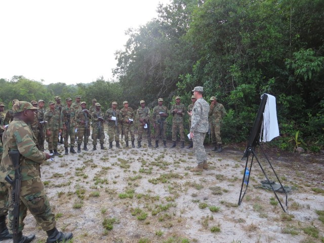 Engagement branch trains Suriname's Army
