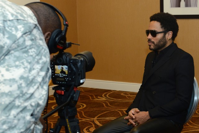 Music artist Lenny Kravitz honors uncle, Medal of Honor recipient
