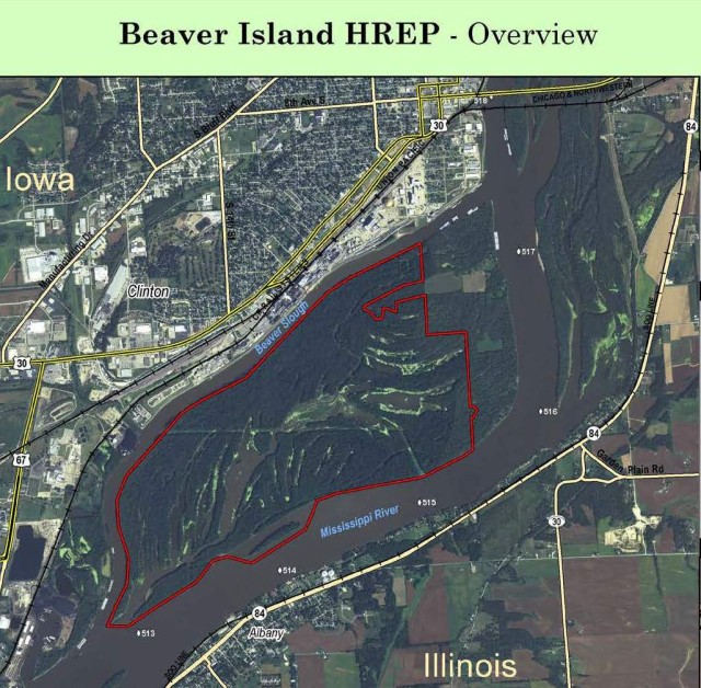 Beaver Island HREP Map