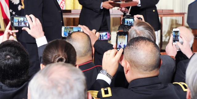 Smartphones Capture 'Valor 24' at The White House