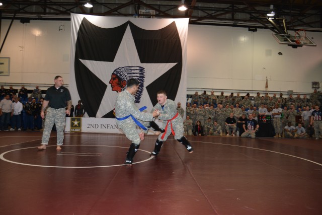 'Finishing the Fight', 210th FA Bde. Combatives Team dominates 2nd Inf. Div. tournament