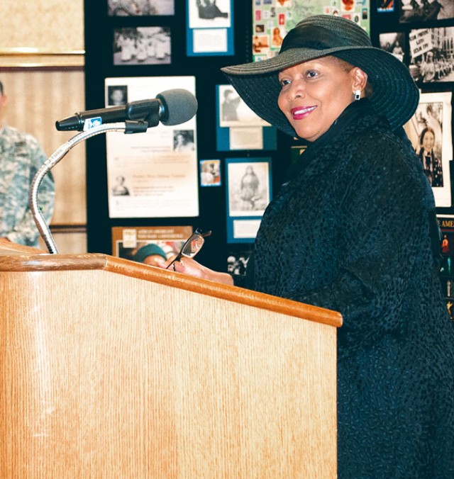 Retired Navy Master Chief Evelyn Banks