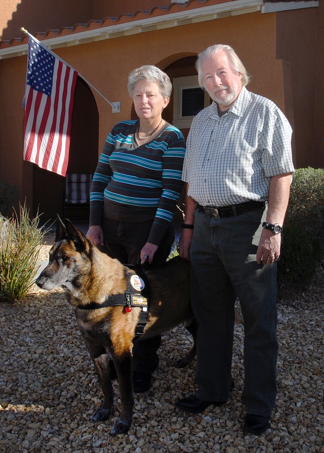 Angela and Thomas Boggs with Max