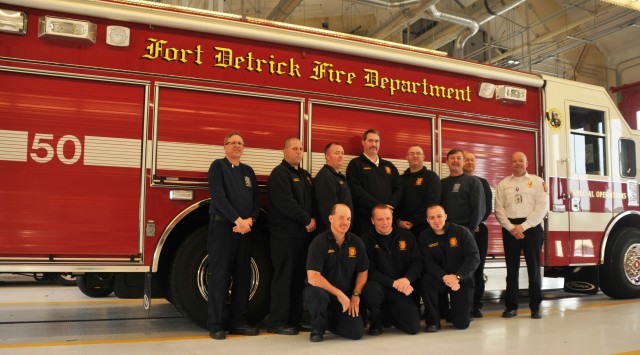 Fort Detrick Fire Department Wins Best Medium Sized Department in the Installation Management Command Atlantic Region