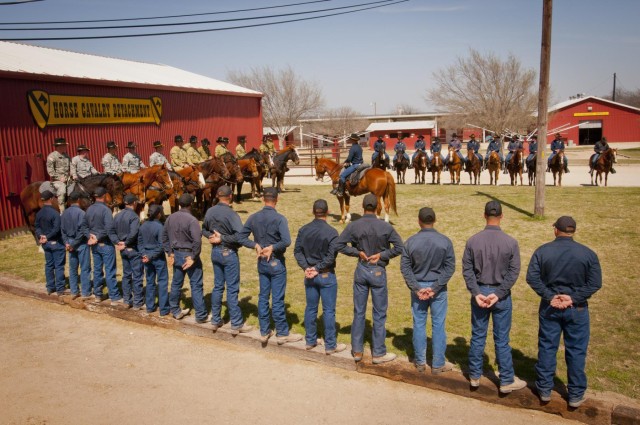 First Team horse cavalry takes Australian embeds for a ride
