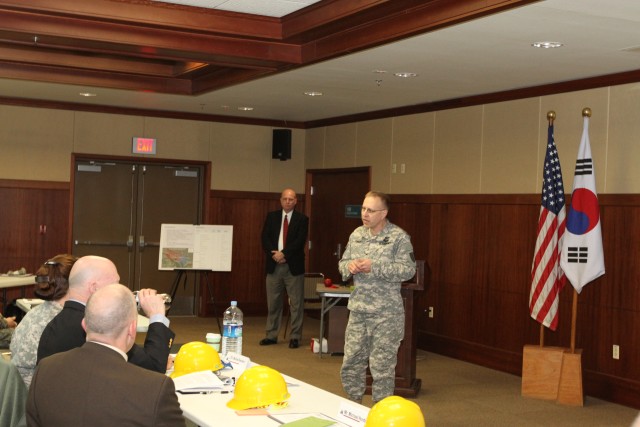 Col. Richard J. Turner explains in further detail the Yongsan Relocation Project and Land Partnership Plan