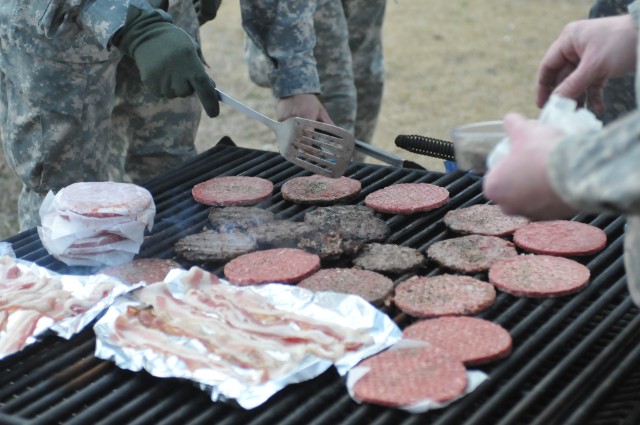 210th FA Bde. Chaplains host barbecue