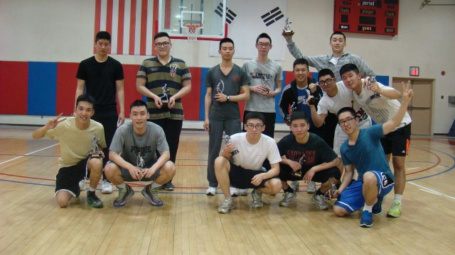 Team 19 KATUSA basketball team wins the Area IV tournament