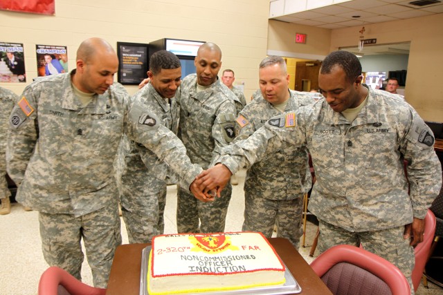 Balls of the Eagle inducts NCOs to the Corps
