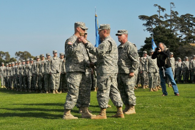 229th MI Battalion Soldiers gather for change of responsibility ceremony