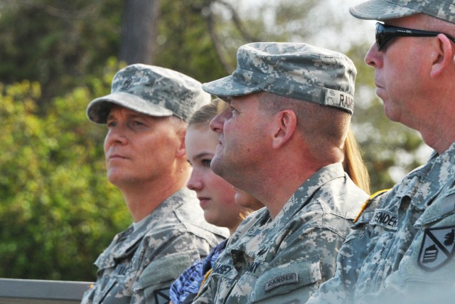 229th MI Battalion Soldiers gather for change of responsibility ceremony