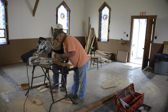 Chapel restoration at Fort Indiantown Gap