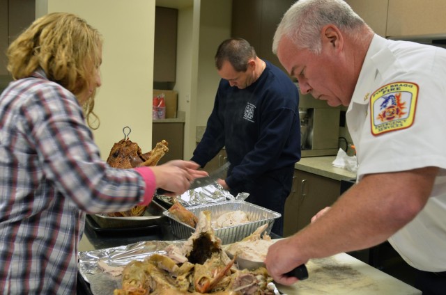 Christmas at the firehouse