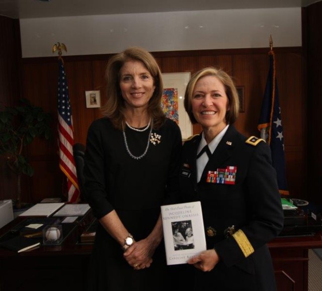 Lt. Gen. Patricia Horoho and Caroline Kennedy