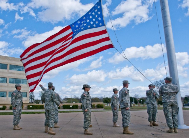 Fort Hood honors Old Glory every day