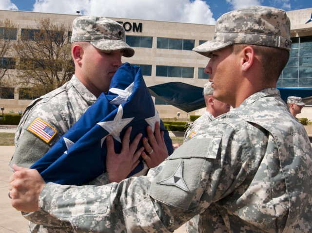 III Corps and Fort Hood Retreat ceremony