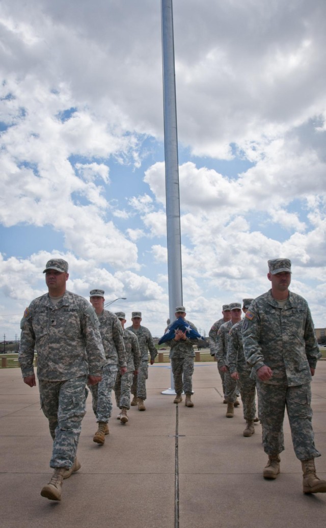 III Corps and Fort Hood Retreat ceremony