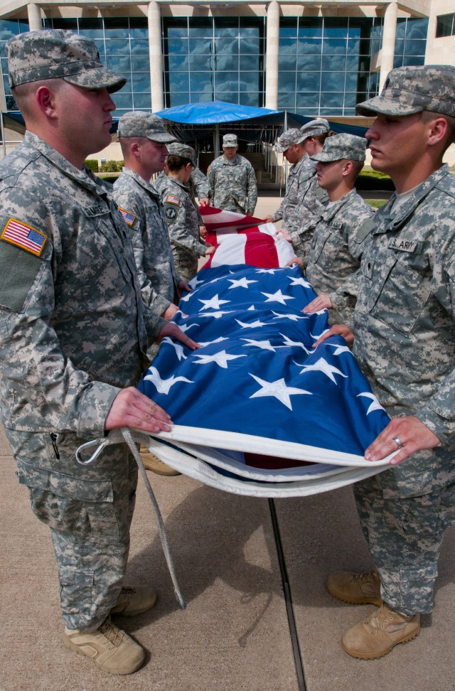 III Corps and Fort Hood Retreat ceremony