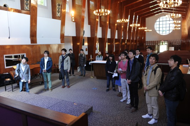 Japanese students tour Camp Zama Chapel, meet USAG-J chaplain