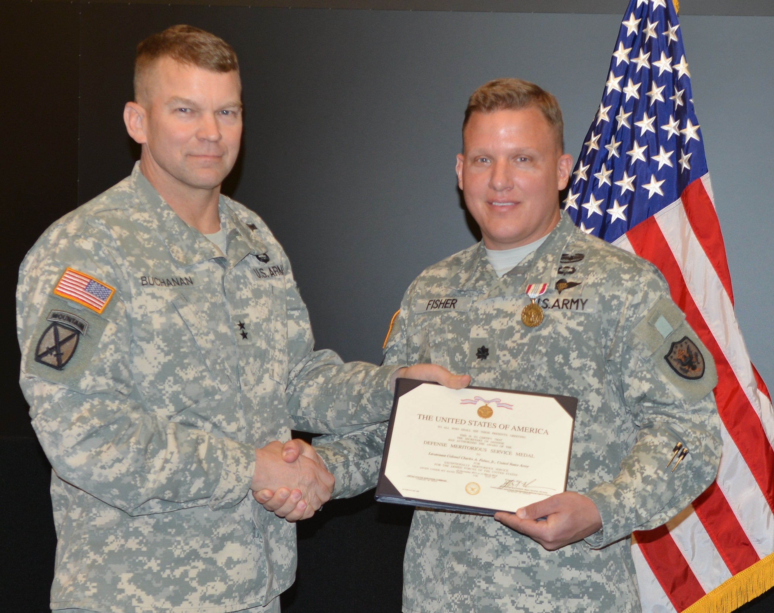 Congratulations Lt. Col. Fisher | Article | The United States Army