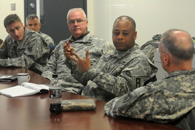 Army Reserve general officers receive Fort McCoy WAREX brief