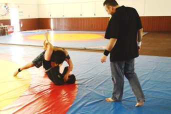 Competitors from all over Germany grappled for the gold.