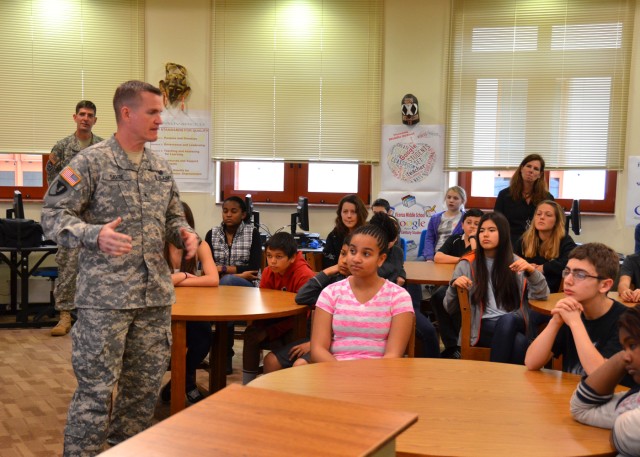 USACE leader talks STEM to Vicenza students