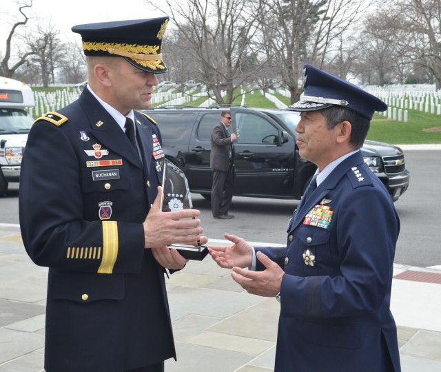 Top U.S.-Japan military leaders meet at Fort McNair