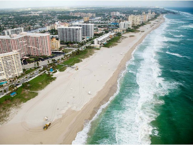 Broward County Florida beach renourishment