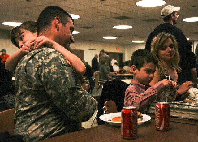 Enjoying a meal