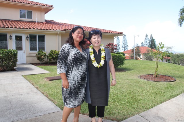 Republic of Korea distinguished visitor visits Tripler Fisher House