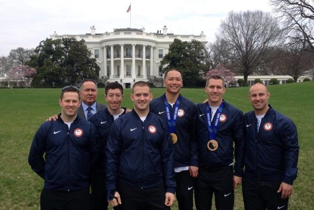 Army athletes honored at White House