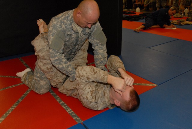 Training for Modern Army Combatives is 'purple' at Joint Base Article