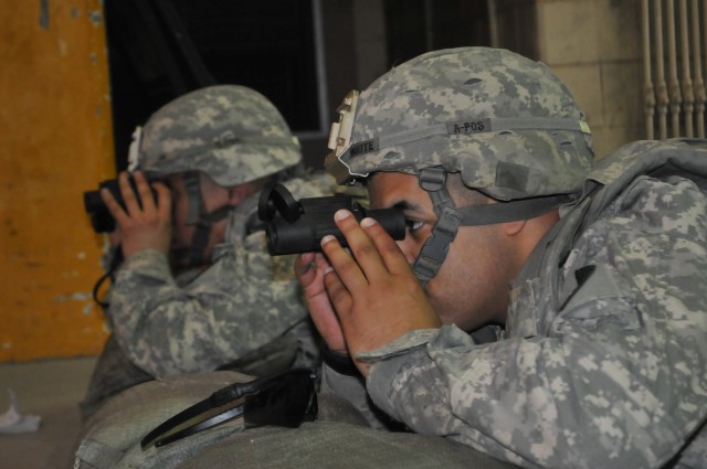 Soldiers compete in the Thunder Crucible