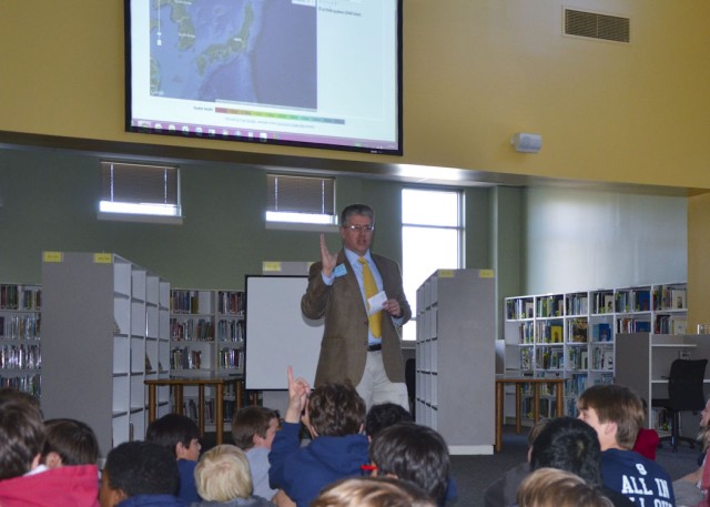 Classroom presentation has earthquake's impact