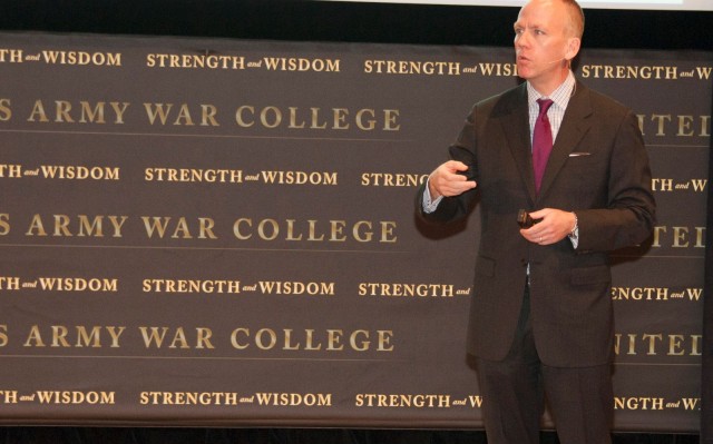 War College students, Army leaders discuss promoting ideas during 'Leader Day' discussion