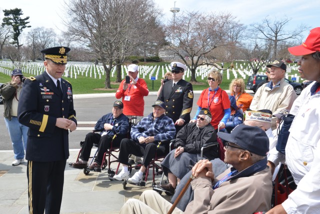 America's Heroes honor their own at Arlington National Cemetery