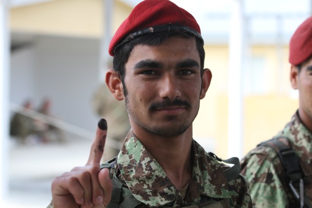 TF Strike advises ANSF during Afghan elections