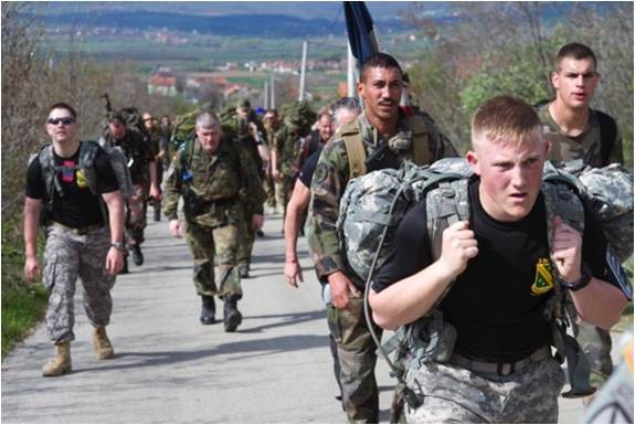 Multinational soldiers in Kosovo participate in DANCON March | Article ...