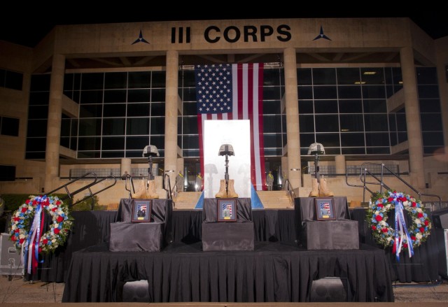 Memorial ceremony for Fort Hood shooting victims