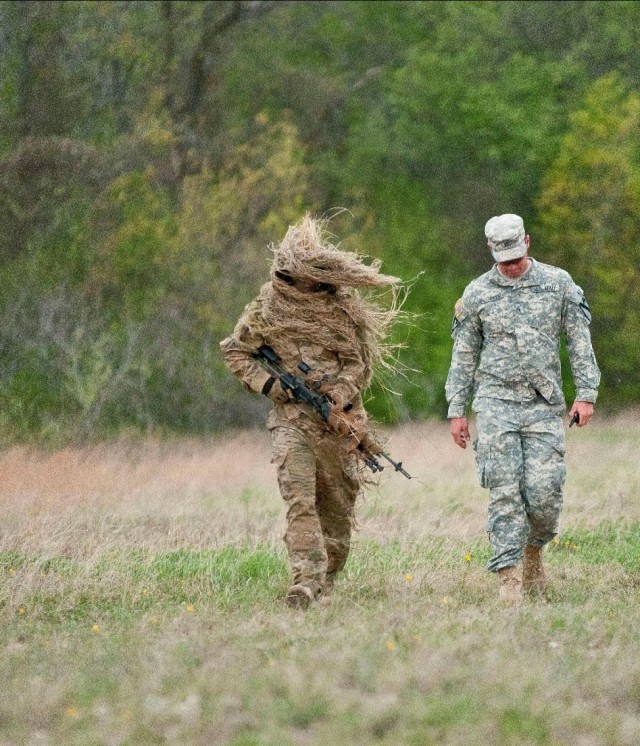 Troopers battle to become snipers