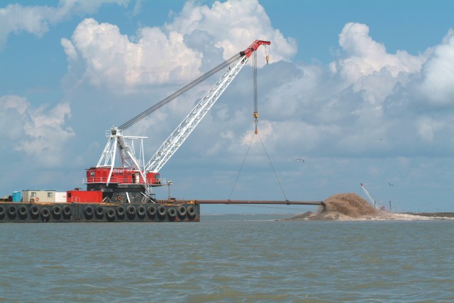 Dredging in the Houston Ship Channel