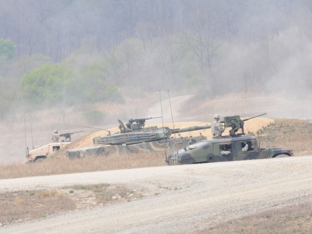 Task Force Bayonet holds training exercise in Korea