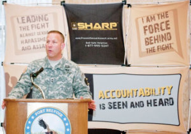 Soldiers asked to show 'social courage' to stop sexual assault [Image 1 of 1]