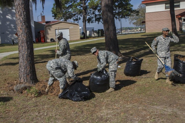 3rd CAB Soldiers participate in spring clean