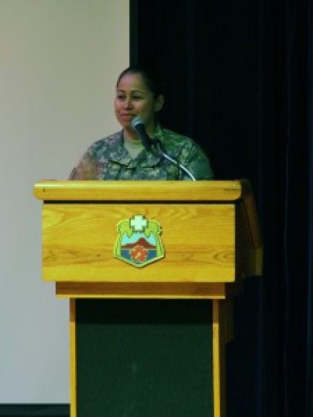 Sexual assault survivor speaks at Tripler observance [Image 2 of 3]