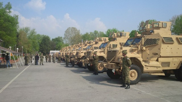 AFSBn-Italy prepares MRAPs for transfer to Croatia