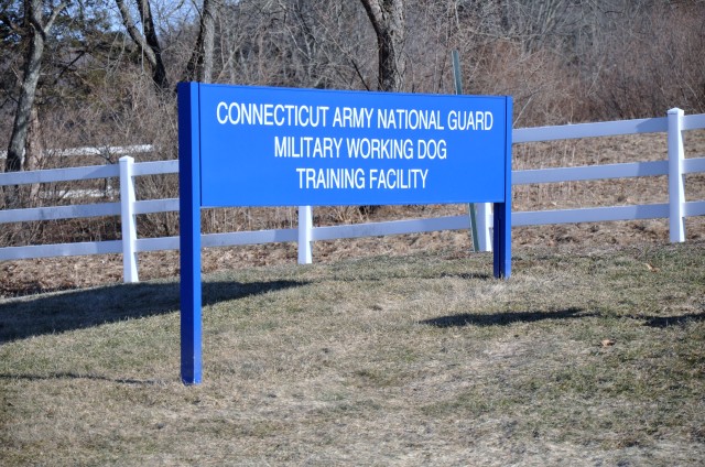 It travels down leash: 928th Military Police Working Dog Detachment unique, ready
