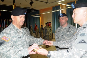 Command Sgt. Maj. Nicholas A. Rolling assumes responsibility as JMRC command sergeant major.