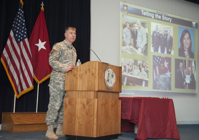NSSC commander holds first town hall